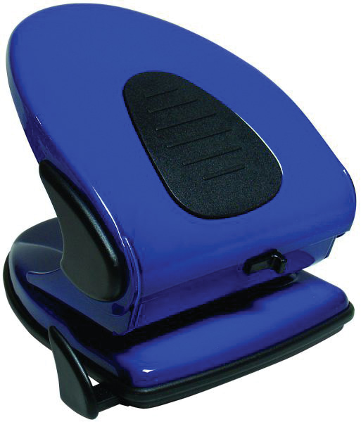 Діркопробивач на 2 отвори, до 45 аркушів (4315), металевий, син. Scholz - фото 2