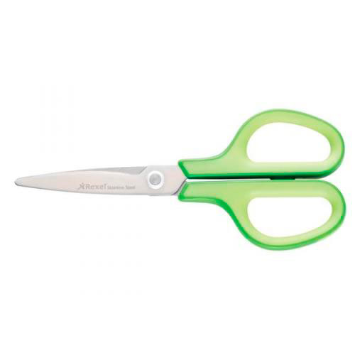 Ножницы 18см. X3, зелен. Rexel - фото 1