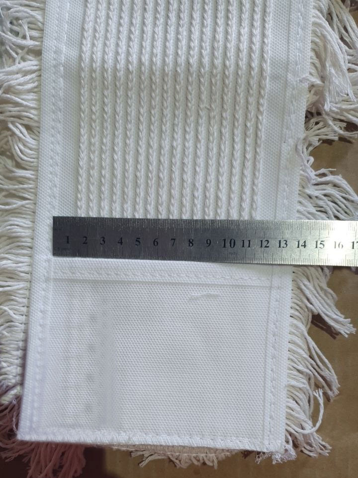 Насадка Моп плоская для швабры 40*12см., хлопковая с карманами NZS028/ ETZ 8040/NMZ 8040 Турция - фото 2