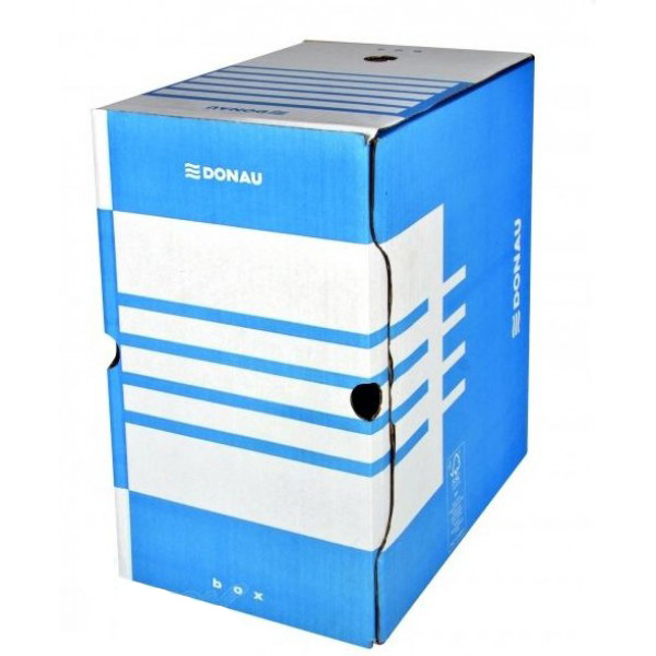 Коробка архивная А4 200мм., син. DONAU - фото 1