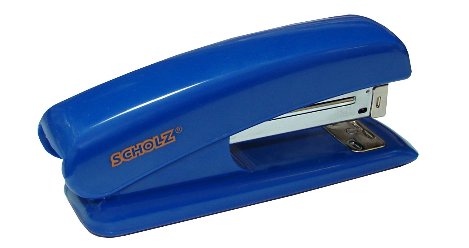 Степлер 24/6, 20арк., пластик., син. Scholz - фото 2