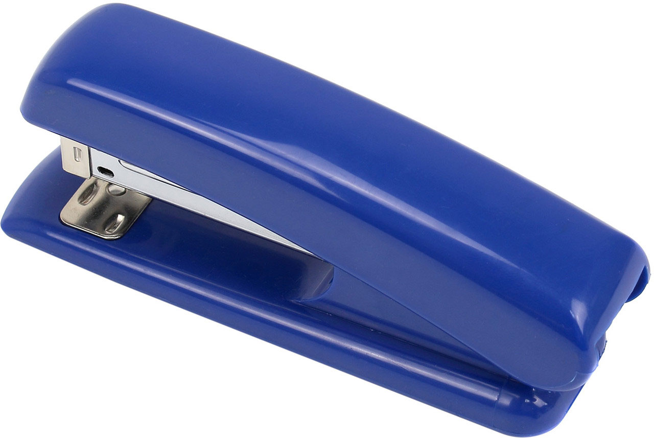 Степлер 24/6, 20арк., пластик., син. Scholz - фото 3