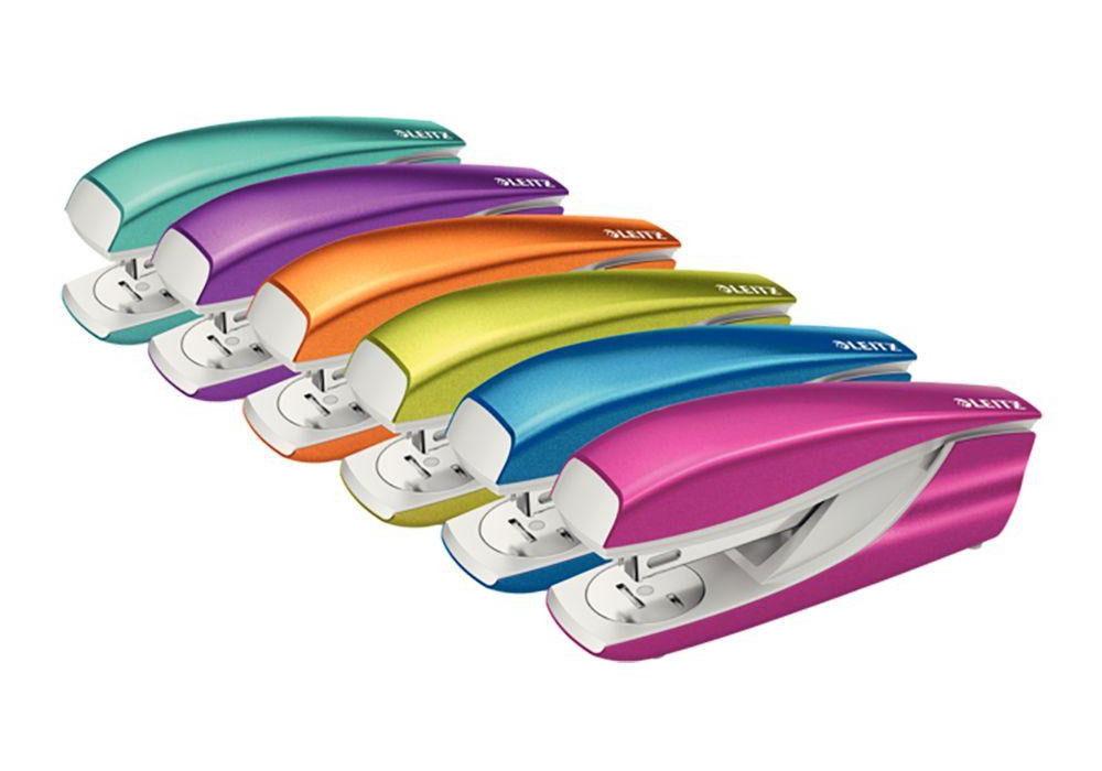 Степлер 24/6, 30л., Wow, метал. бирюз. LEITZ - фото 3