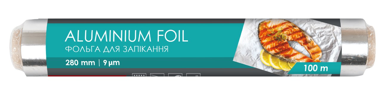 Фольга для запекания, 28см.*100м. (4823071609653) PROservice - фото 1
