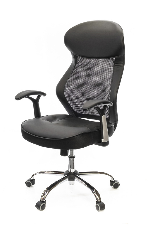 Кресло для персонала Терция CH TILT, черн. АКЛАС - фото 4