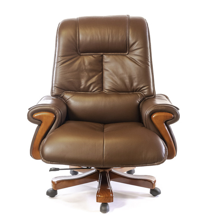 Крісло для керівника Вольтер EX RL, коричн. АКЛАС - фото 6