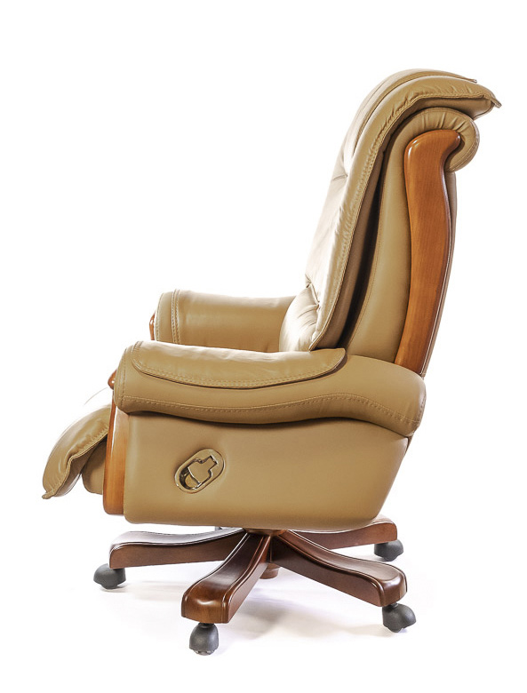 Кресло для руководителя Вольтер EX RL, беж. АКЛАС - фото 9