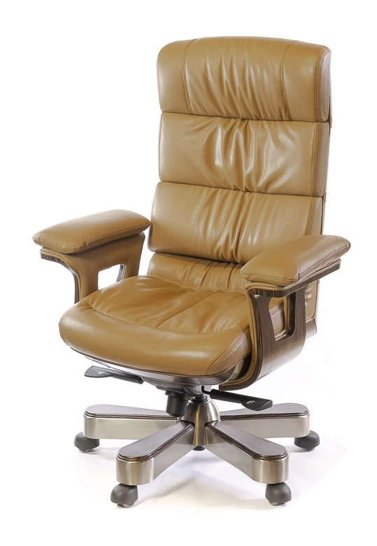 Кресло для руководителя Вудлес EX MB, беж. АКЛАС - фото 5