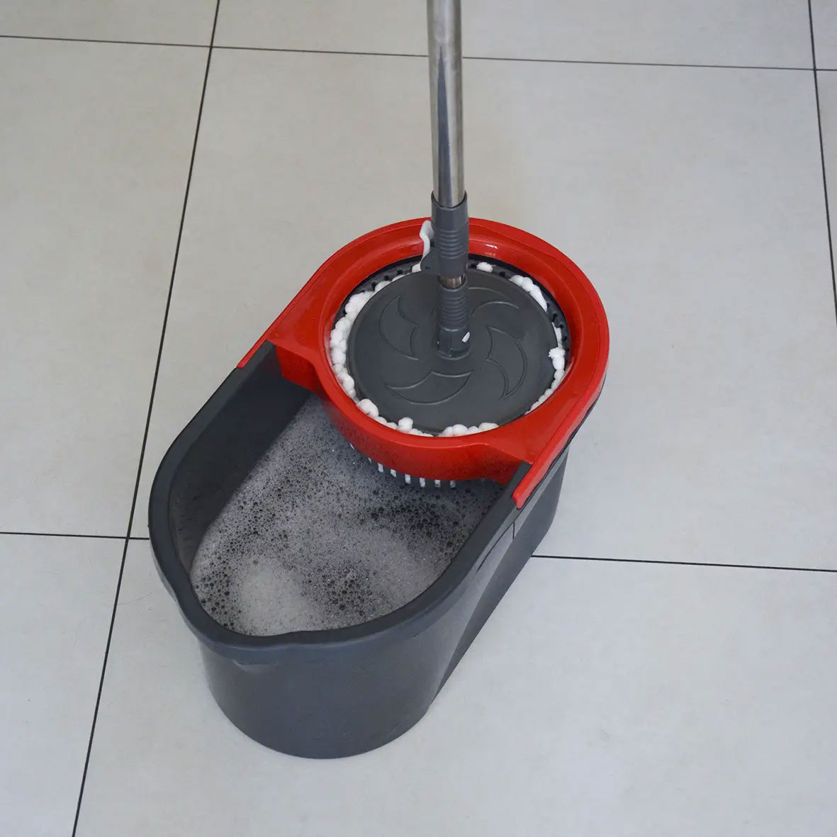 Набор для уборки LODOS.  Швабра и ведро с системой самоотжима, ассорт. Zambak Plastik - фото 5