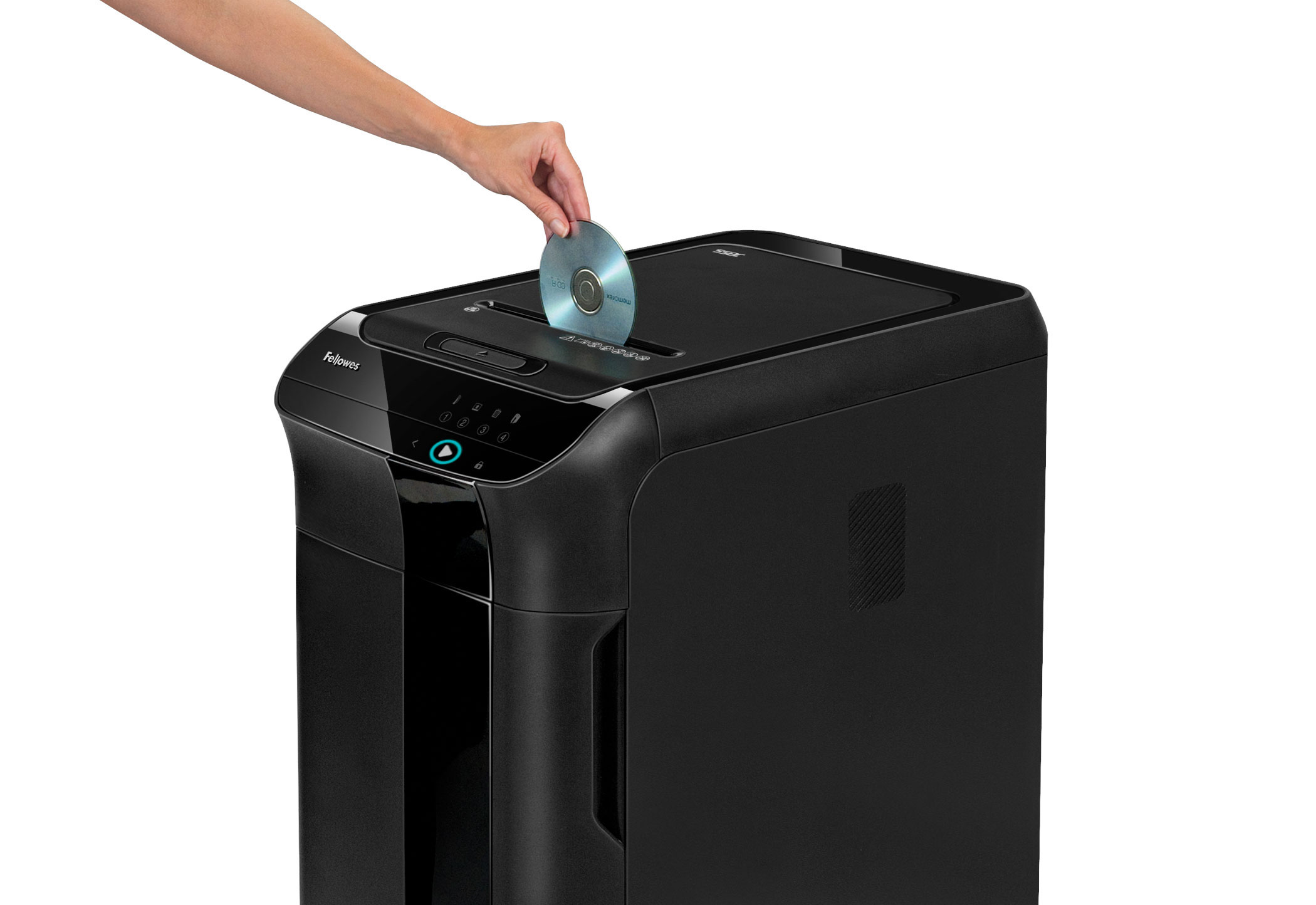 Уничтожитель документов AUTOMAX 550, автоподача 550л., 3,35м/мин., резка 4*38мм., корз. 83л., 4клас. FELLOWES - фото 3