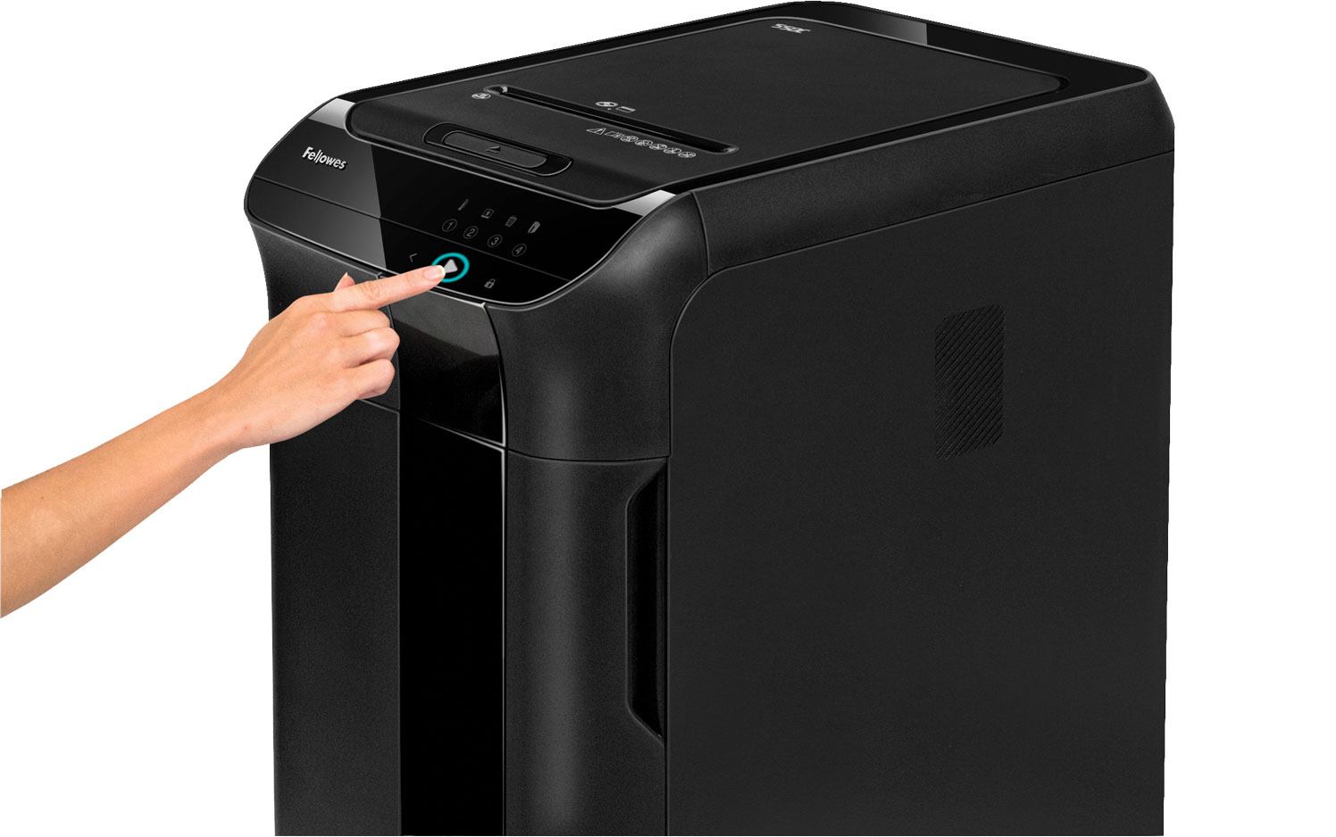 Уничтожитель документов AUTOMAX 550, автоподача 550л., 3,35м/мин., резка 4*38мм., корз. 83л., 4клас. FELLOWES - фото 4