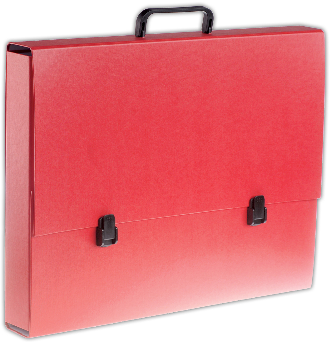 Портфель А3, картон, красн. Penmate - фото 1