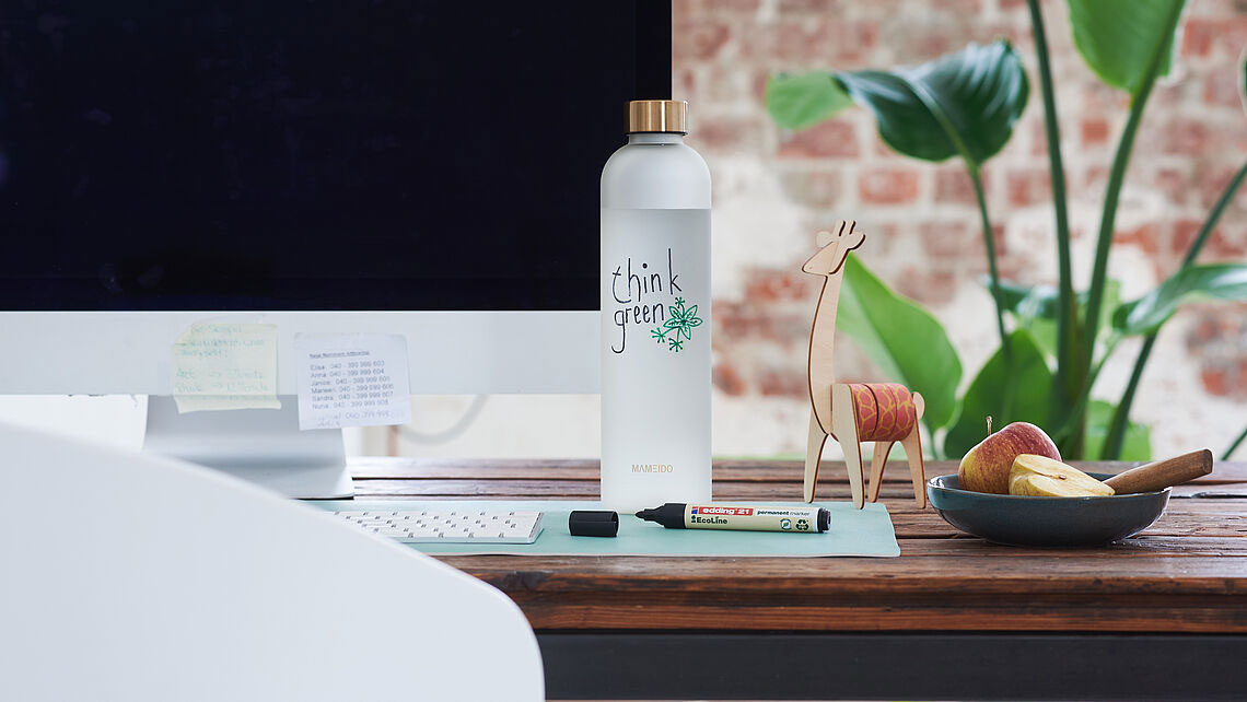 Маркер перманентный Eco 21, круглое острие 1,5-3мм., зелен. Edding - фото 3