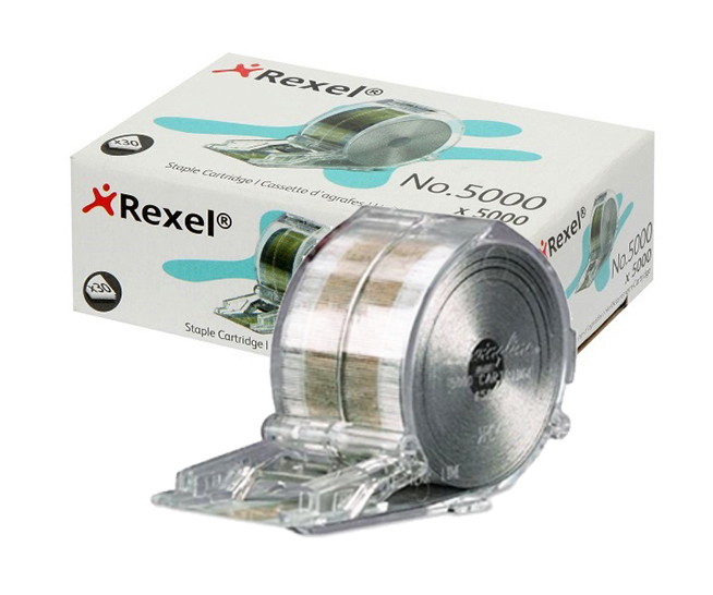 Скоби для степлера Rexel Stella 30, катридж 5000 скоб, до 30 аркушів (06308) Rexel - фото 4