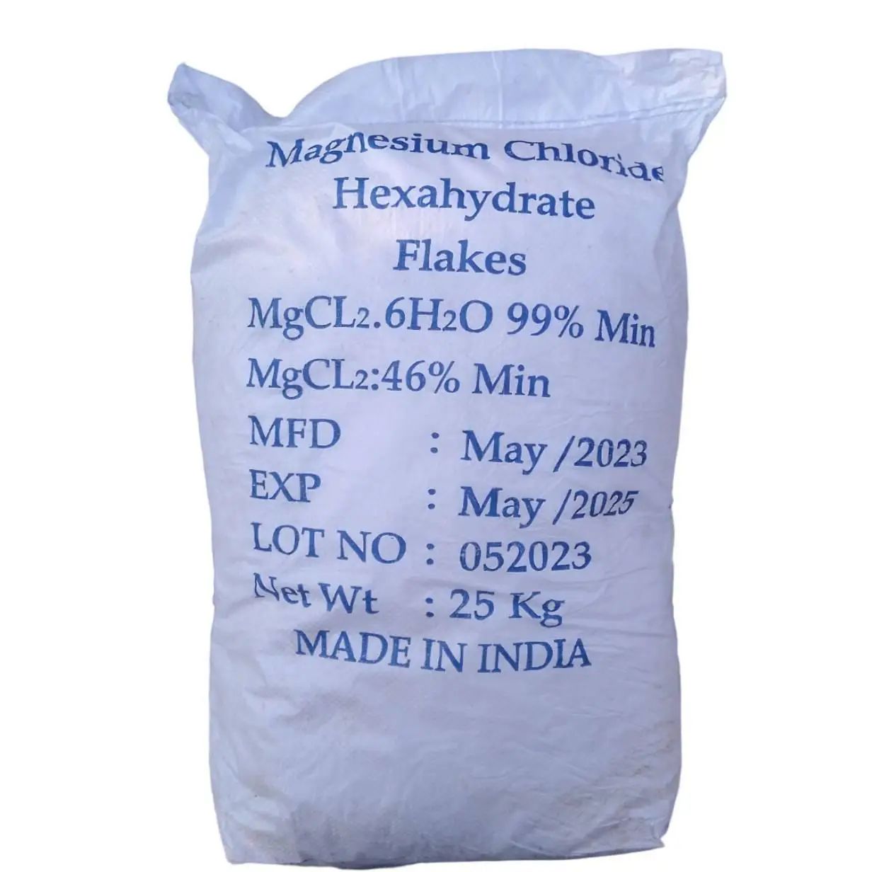 Хлористий магній Бішофіт (Хлорид магнію, магній хлористий), 25кг Индия - фото 1