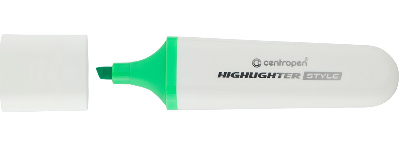 Маркер текстовий Highlighter Style  6252,  1-4,6мм., зелен. Centropen - фото 1