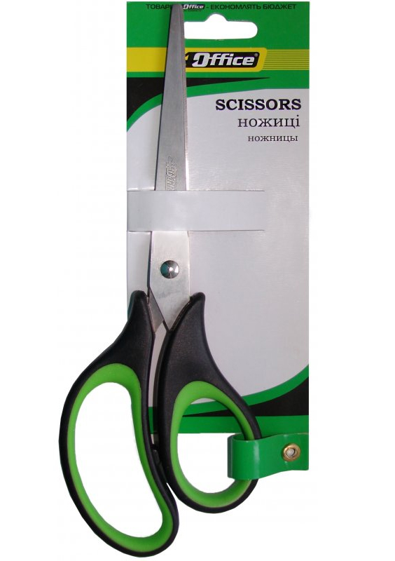 Ножницы 20см. с резиновыми вставками 4Office - фото 3