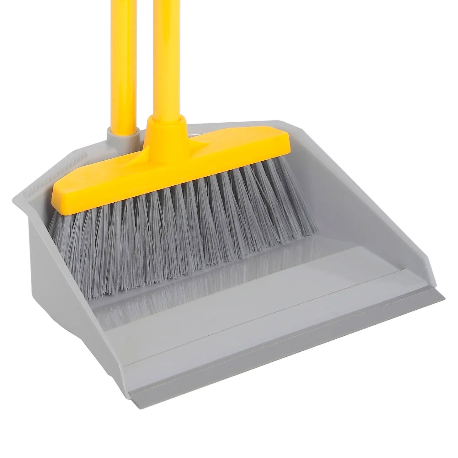 Набор для уборки помещений: щетка с длинной ручкой и совком, мягкий ворс (A11703) Apex - фото 2