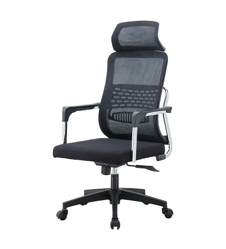 Кресло для персонала Вирго HR HB 8002A, черн. АКЛАС - фото 1