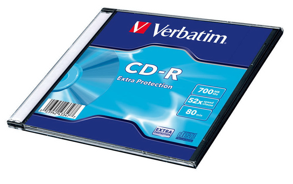 Диск CD-R 700Mb/80min 52x slim Verbatim - фото 2