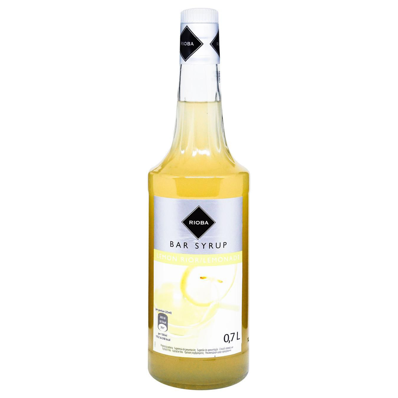 Сироп десертний 0,7л., зі смаком лимонаду Rioba - фото 1