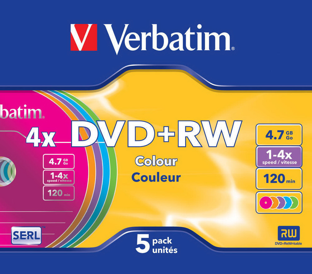 Диск DVD+RW 4.7 Gb/120min 4x slim Verbatim - фото 8