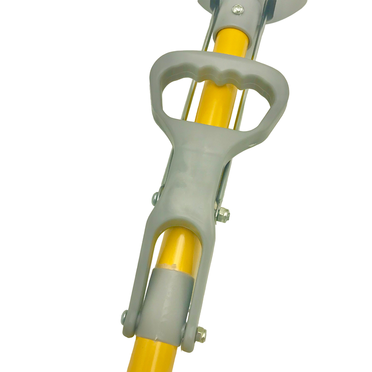 Швабра з віджимом Fly, ширина 27см., з м'якою губкою, сталева розсувна ручка, сіро-жовт. Мій Дім - фото 2