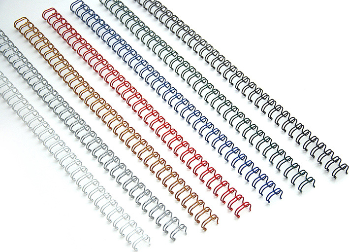 Пружины метал. 11 мм.; 3:1, 100шт./уп., красн. D&Art - фото 2