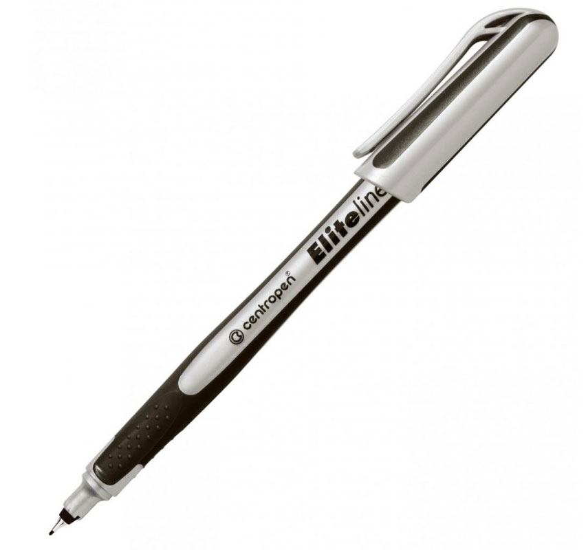 Линер Elite 0.3мм.(F) 4721, корпус черн., стержень черн. Centropen - фото 3
