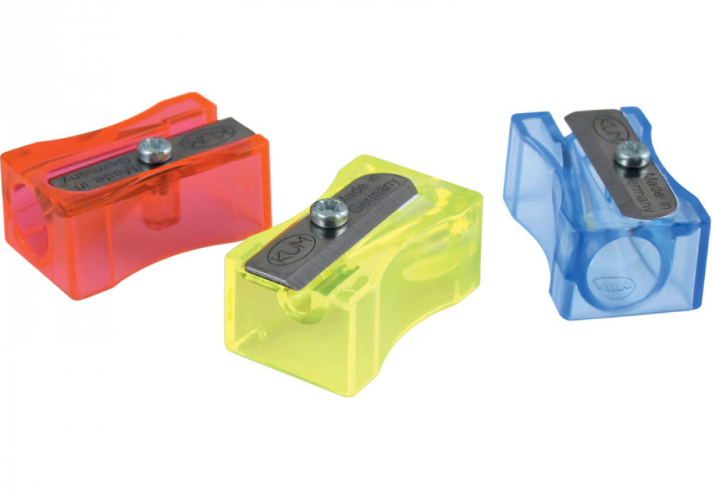 Точилка пластиковая прямоугольная, с выемками для пальцев KUM - фото 1