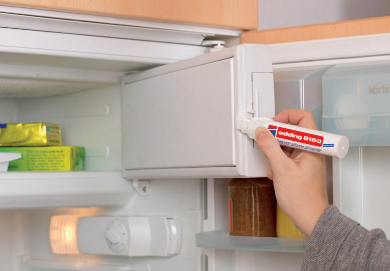 Маркер силіконовий 8150, клиноподібний накінечник 4-12мм. Edding - фото 2