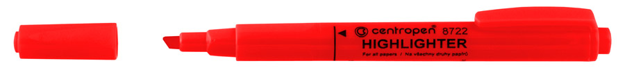 Маркер текстовий Fax 8722, 1-4мм., червон. Centropen - фото 1