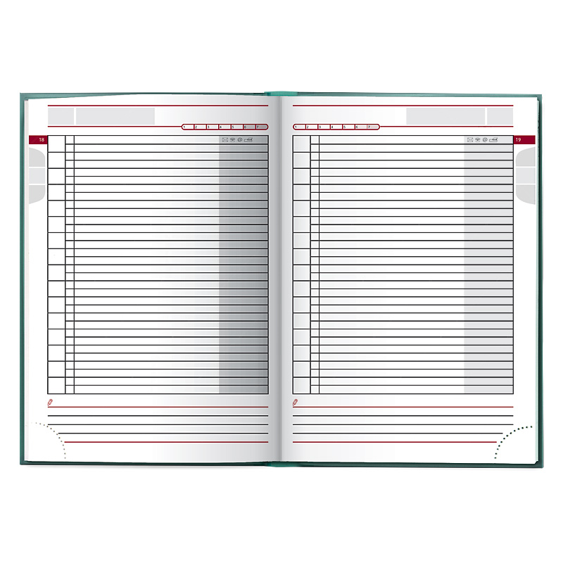 Ежедневник недатированный Агенда Torino, мятный Brunnen - фото 2