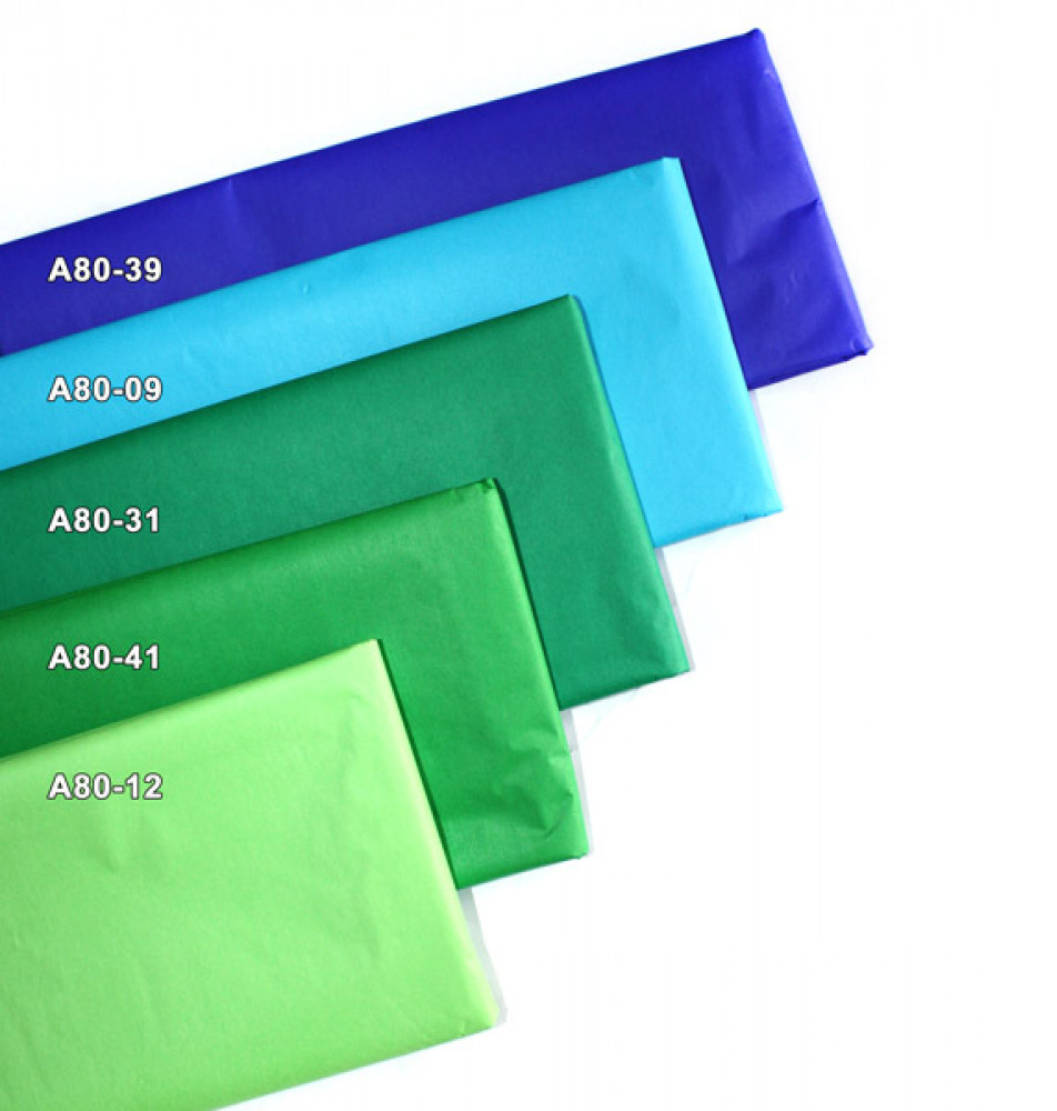 Бумага цветная тишью Fantasy, 10л., 50*70см,, син. Fantasy world - фото 2