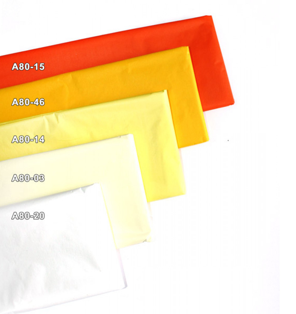 Бумага цветная тишью Fantasy, 10л., 50*70см,, оранж. Fantasy world - фото 2