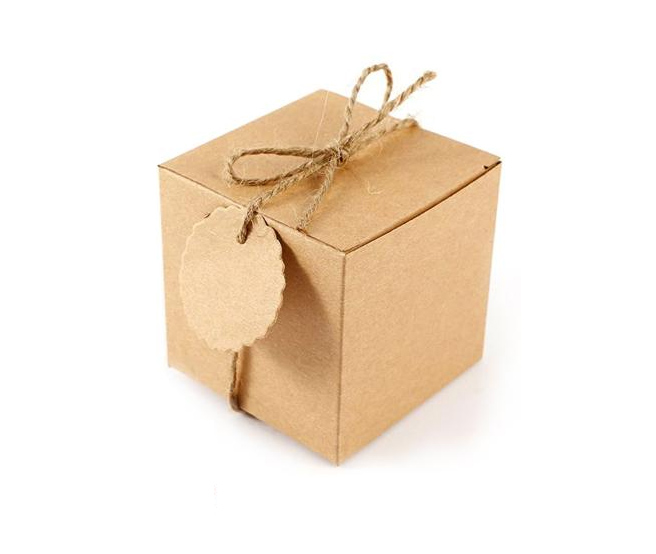 Коробка картонная самосборная 80х80х80мм., бурая Украина - фото 3