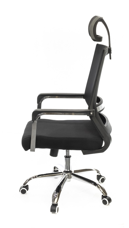 Кресло для персонала Хиос CH TILT, черн. АКЛАС - фото 3