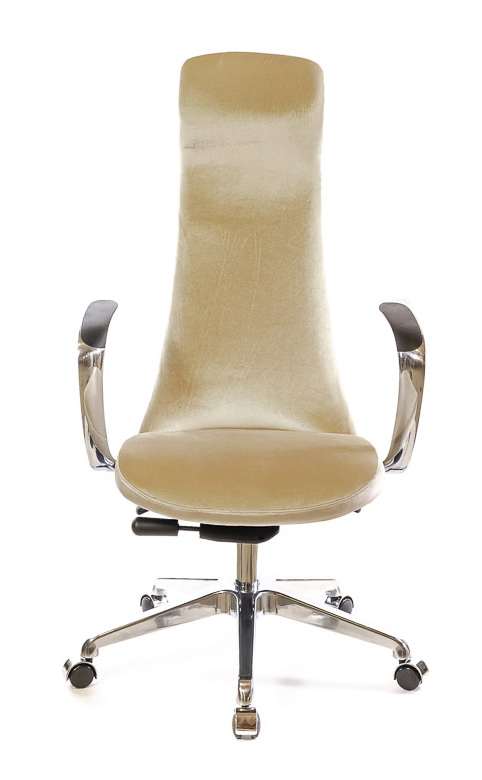 Кресло для руководителя Челлини AL SR, беж. АКЛАС - фото 4