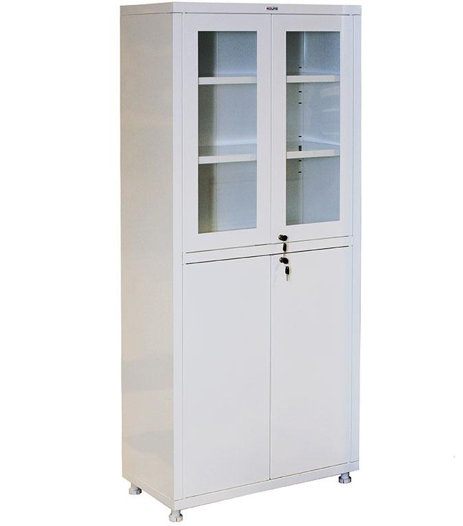 Шкаф медицинский HILFE MD 4 двери, 4 полки (1750/1850*800*400) метал., замок, бел. Hilfe - фото 3