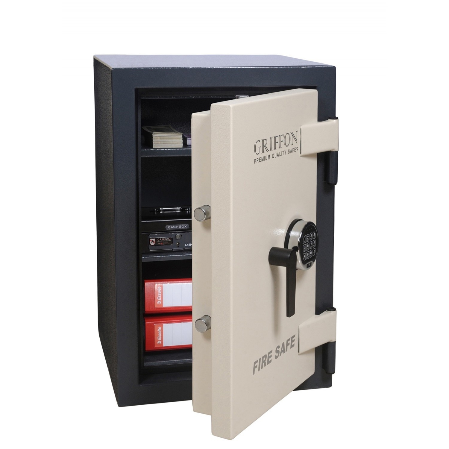 Сейф огнестойкий (683*450*455мм.) электронный кодовый замок, FS.70.E Griffon - фото 4