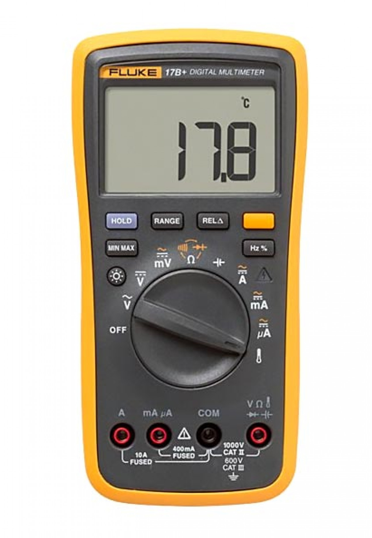 Мультиметр Fluke 17B+, 180*89*515мм., жовт. FLUKE - фото 2
