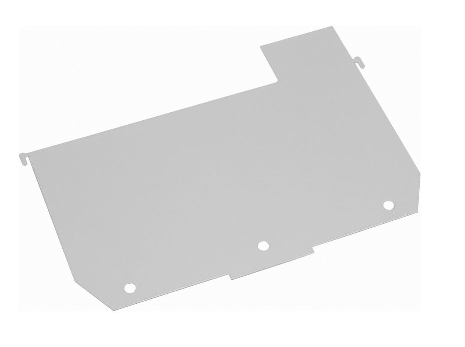 Продольный разделитель 2,4*16,5*24,5см 1шт (две секции), метал, серый Практик - фото 2