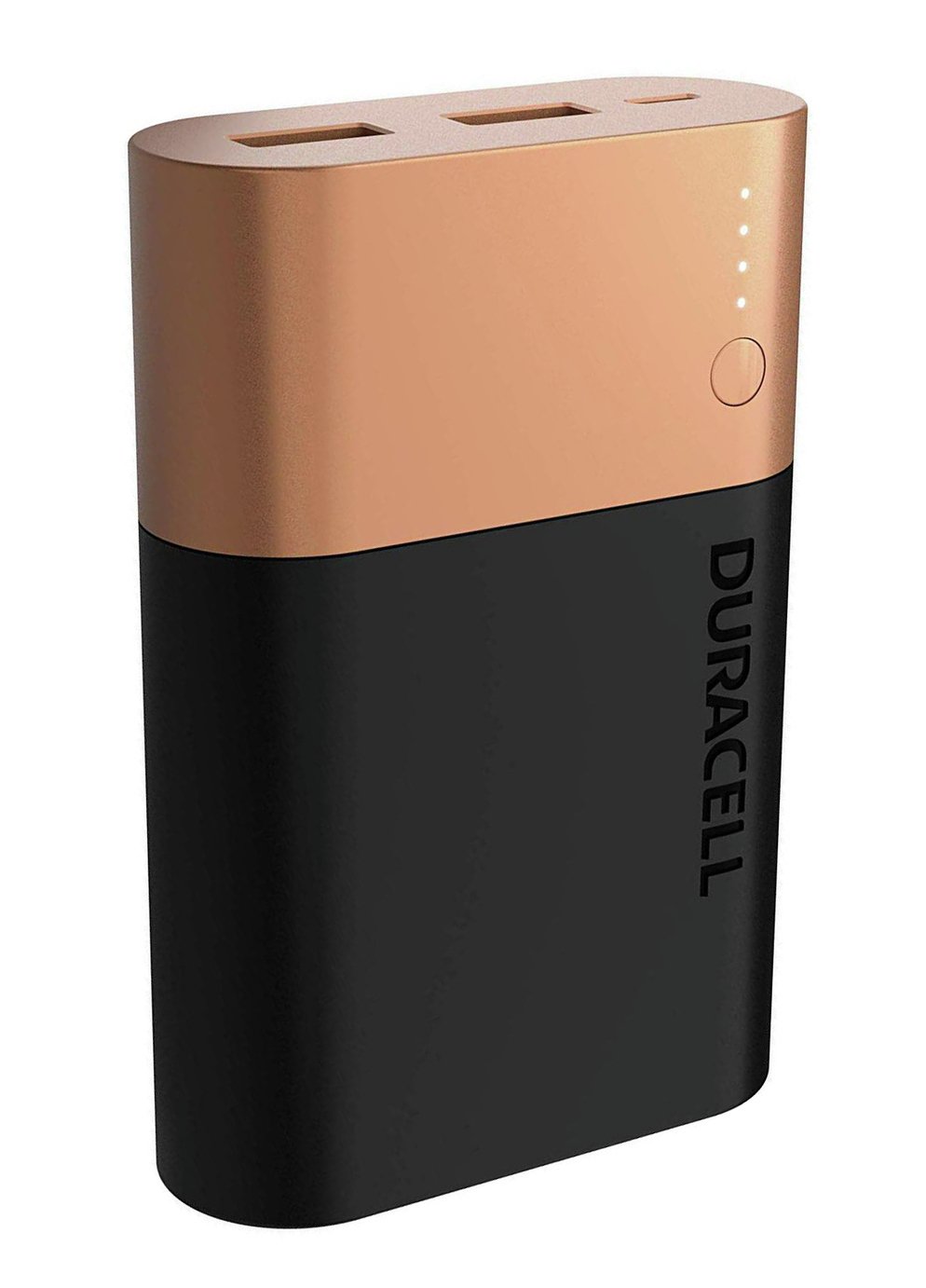 Аккумулятор-зарядка Power bank, емкость 10050мАч, выход 2,4А - 2 USB, вход - microUSB Duracell - фото 1
