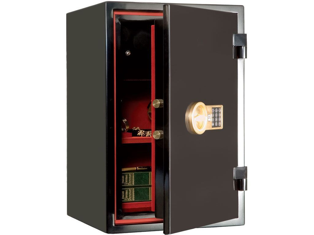 Сейф вогнезламостійкий (670*440*440мм.) електрон. кодовий замок, 1 полиця, 1 клас, Гарант-67T.EL, ви Valberg - фото 1