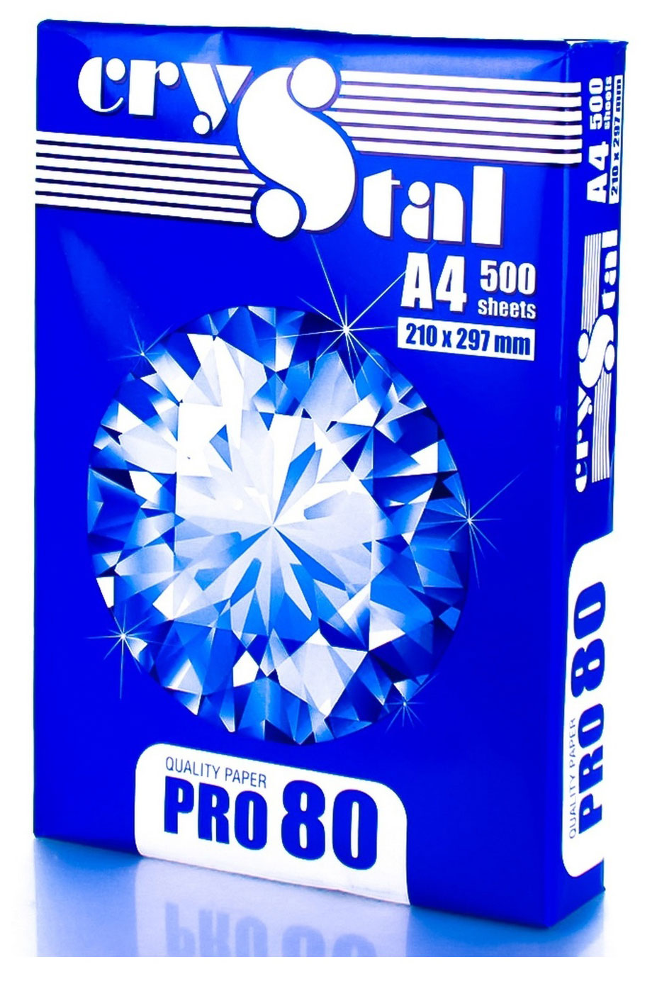 Бумага А4 75гр./м2. 500 листов, Crystal PRO80 UPM - фото 1