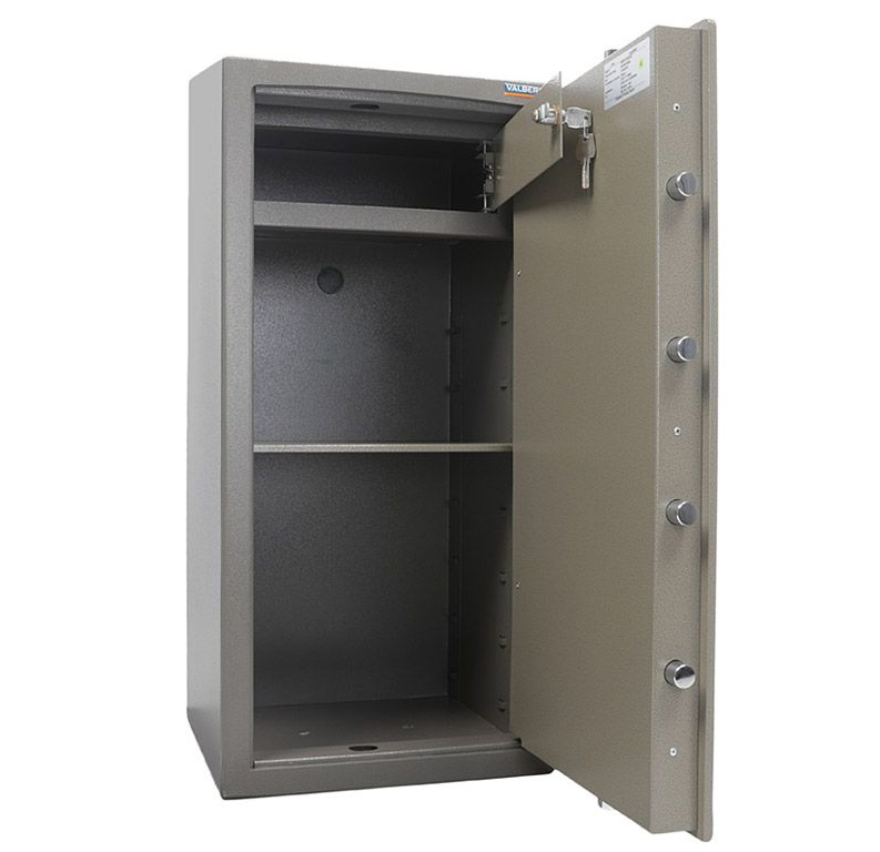 Сейф взломостойкий (900*440*380мм.) элек/код.  замок, 1 полка, кас/ячейка, 1 класс, ASК-90T EL, кори Valberg - фото 4