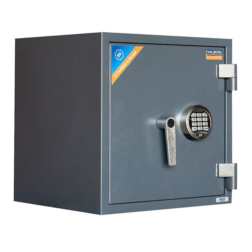 Сейф вогнезламостійкий (460*440*430мм.) елек/код.  замок, 1 полиця, 2 клас, Protector PLUS 46 EL Valberg - фото 5