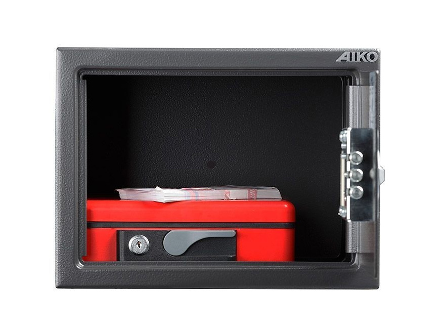 Сейф мебельный (230*310*250мм.) электронный кодовый замок, 1 дверь, T-230 EL, графит AIKO - фото 3