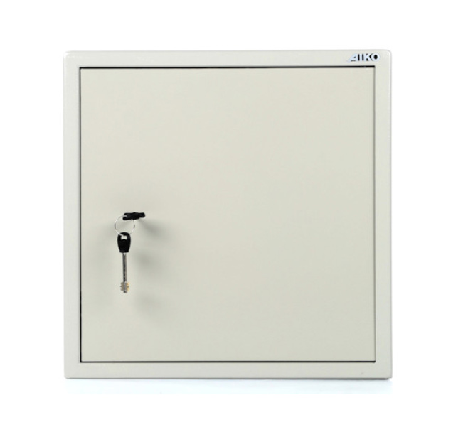 Сейф офисный (401*400*356мм.) ключевой замок, 1 дверь, 1 полка, T-40, серый AIKO - фото 5