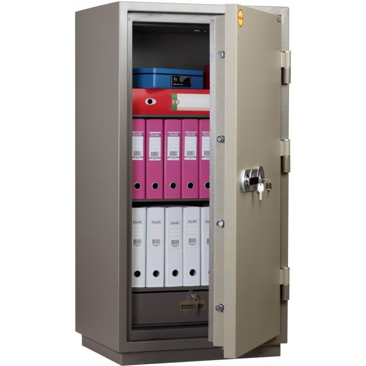 Сейф вогнетривкий (1400*711*581), 2 ключових замка, 2 полиці, касове відділення,  FRS-133 KL, коричн Valberg - фото 3